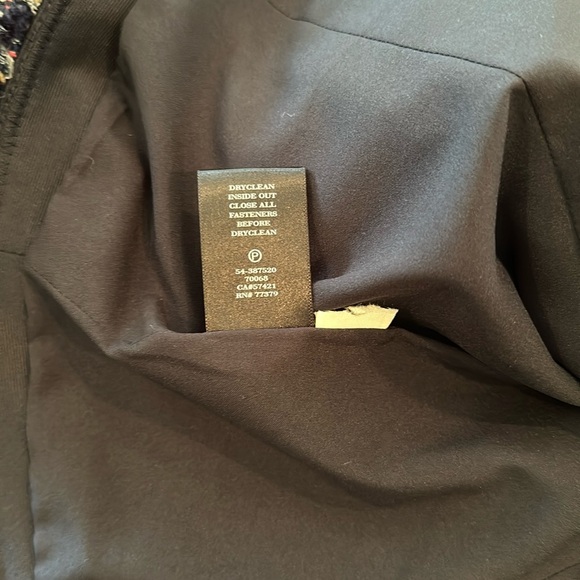 Ann Taylor Multi-Colour Boucle Fringe Blazer Size 4 - Picture 6 of 6